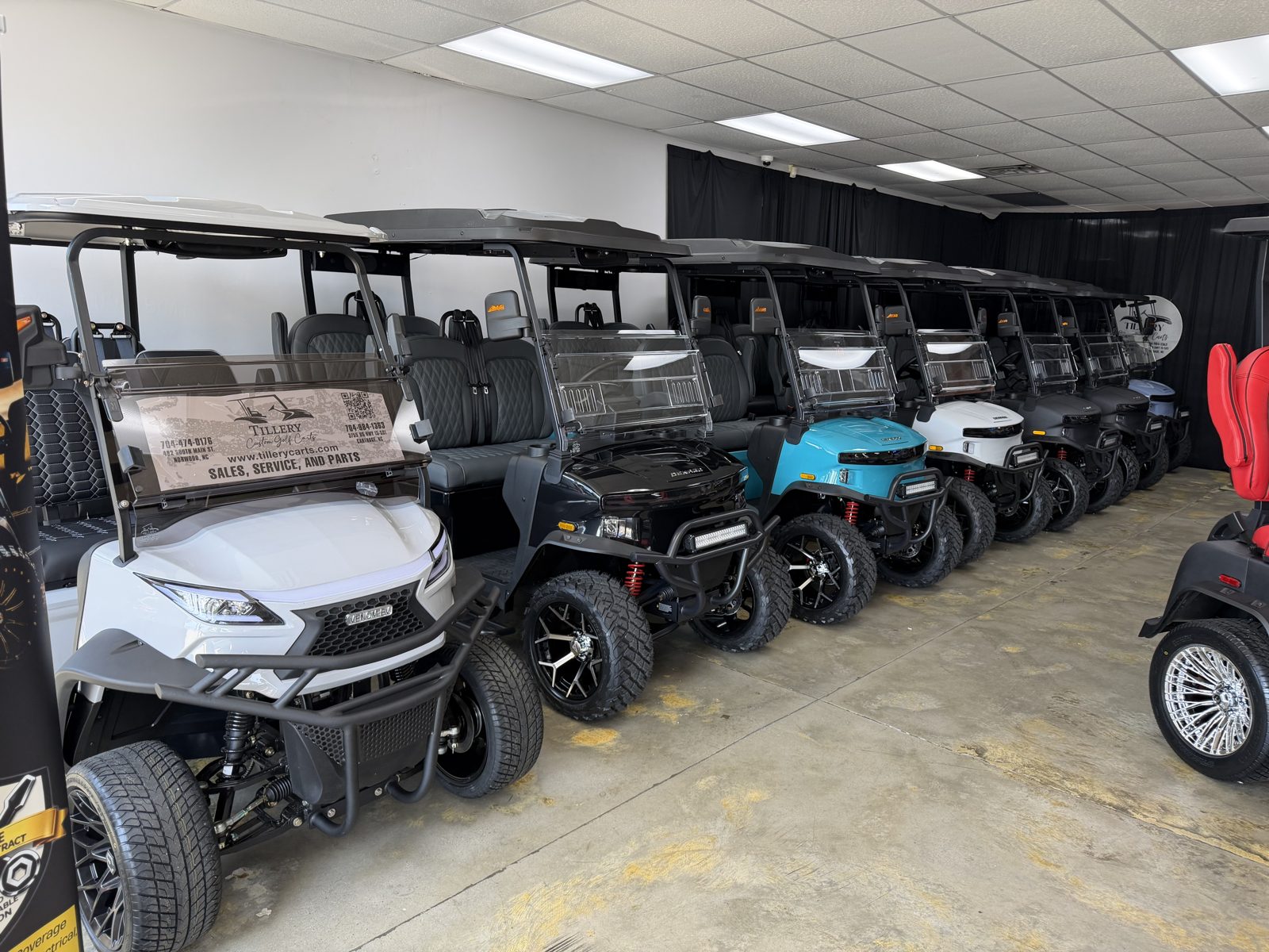 Golf cart parts and accessories