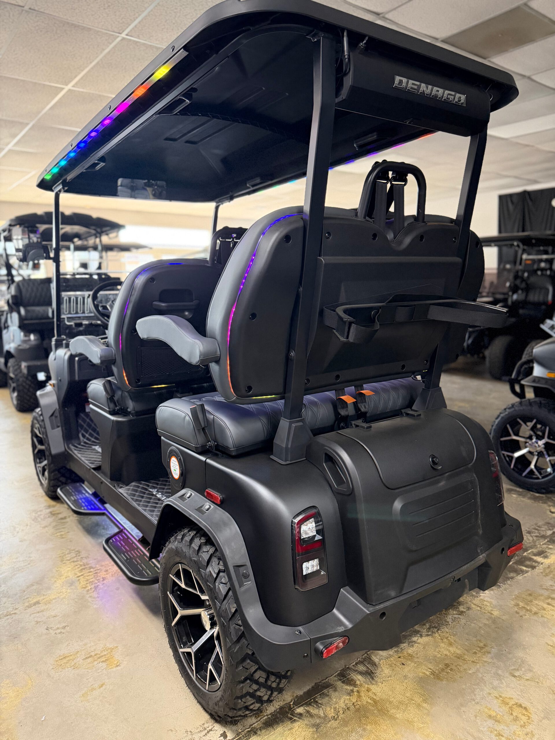 
								2026 Denago Rover XL Gen 3 Golf Cart – Matte Black full									